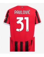 AC Milan Strahinja Pavlovic #31 Hjemmedrakt 2024-25 Korte ermer